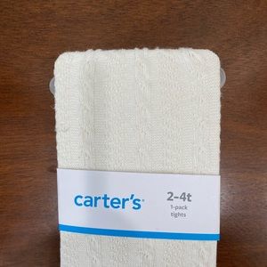 Carter’s off white tights